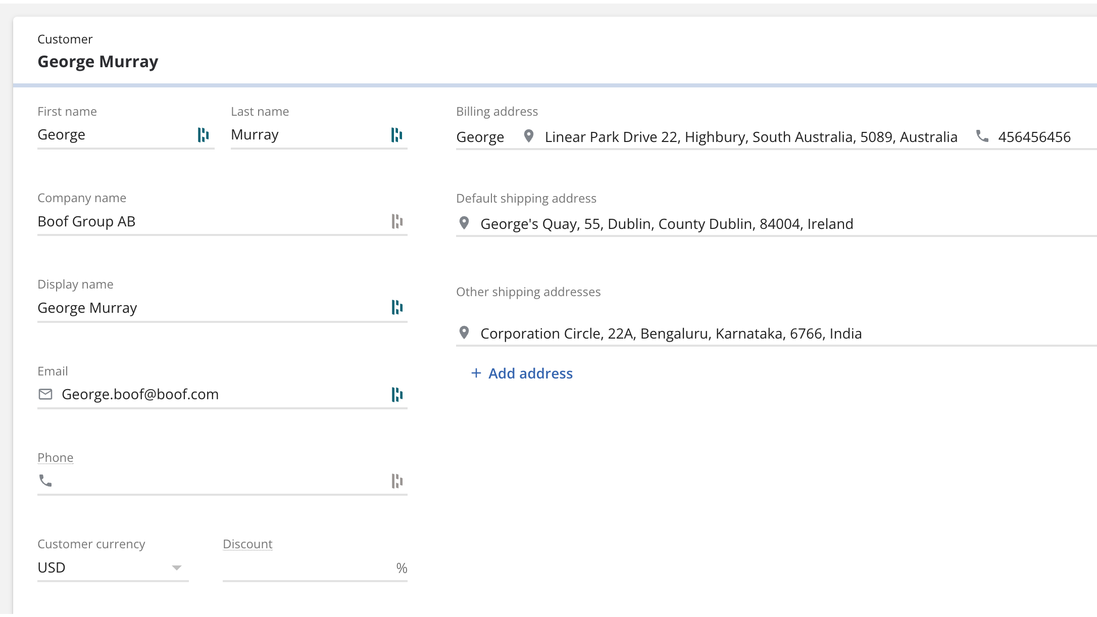 Customer info from HubSpot is auto-imported to Katana to stay in sync.